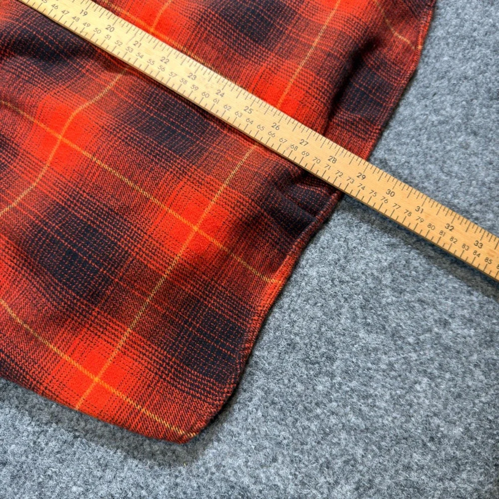The North Face Arroyo Flannel Shirt Mens XL Red Plaid Long Sleeve Heavyweight